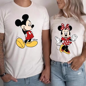 Mickey and Minnie Shirts, Mickey Dad Tee, Minnie Mama Shirt,  Family Shirt, New Mom Shirt, New Dad Shirt