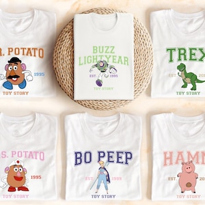 Disneyland Toy Story Shirt, Buzz Lightyear Rex Woody Shirt, Matching  Family Trip Disney Shirt, Toy Story Characters Shirt