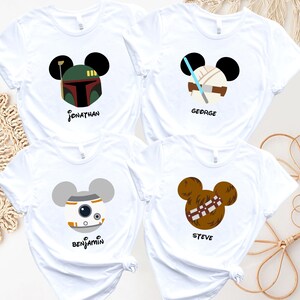 Galaxy T-Shirt, Darth Vader Tee, Family Vacation, Death Star Tee, Galaxy Stormtrooper Shirt image 4