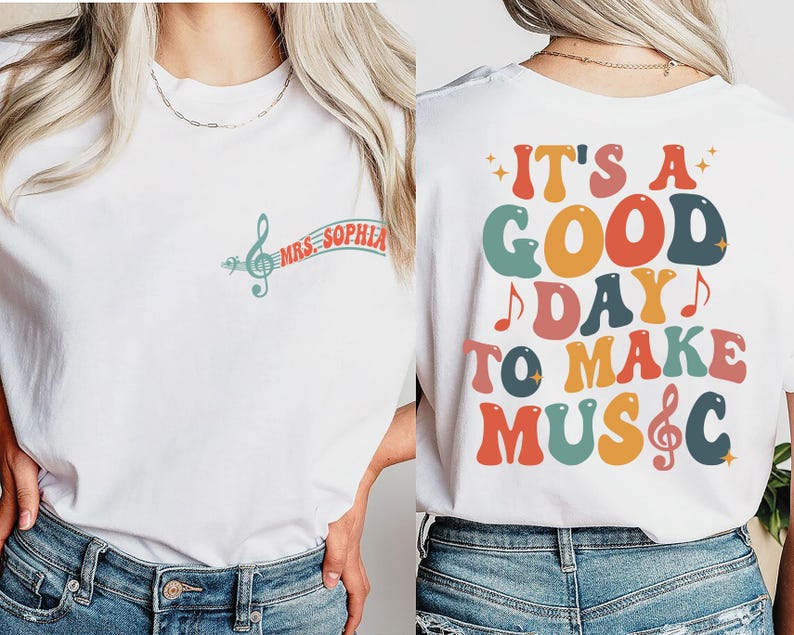 two women wearing t - shirts that say it's a good day to make