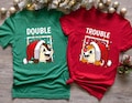 Chip & Dale Double Trouble Disney Christmas Shirt, Christmas Disney Family Vacation T-shirt, Chipmunks Gifts, Christmas Tree Farm