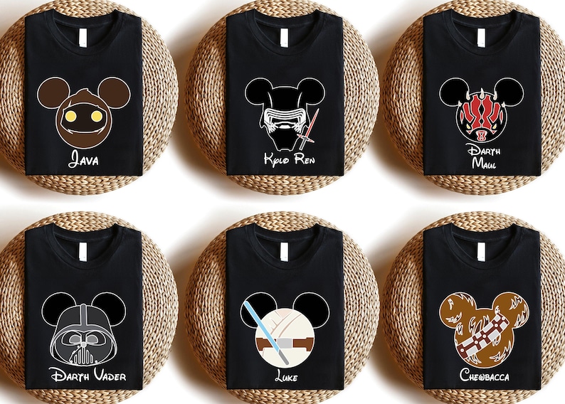 Galaxy T-Shirt, Darth Vader Tee, Family Vacation, Death Star Tee, Galaxy Stormtrooper Shirt image 3