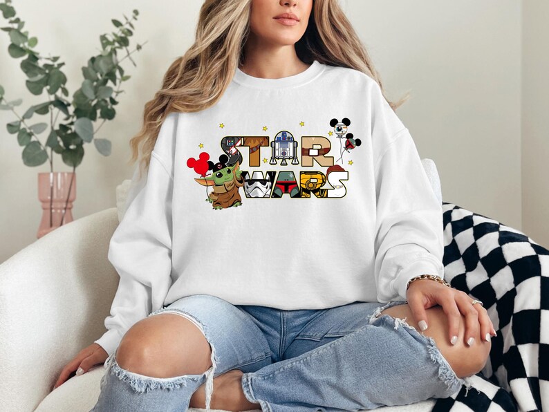 Disney Star Wars Sweatshirt, Darth Vader Shirt, Galaxy's Edge T-Shirt, WDW Family Vacation Tee, Death Star Shirt, Star Wars Stormtrooper Tee