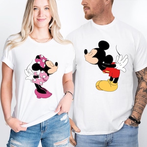 Mickey Minnie Couple Shirt, Disney Valentine's Day Shirt, Disney Boyfriend Girlfriend Shirt, Mickey Minnie Matching Valentine Shirt