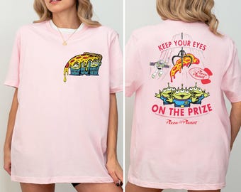 Toy Story Pizza Planet Shirt, Behalten Sie Ihre Augen auf dem Preis T-Shirt, Disneyworld Toy Story Aliens Sweatshirt, Disneyland Familien Reise Shirt