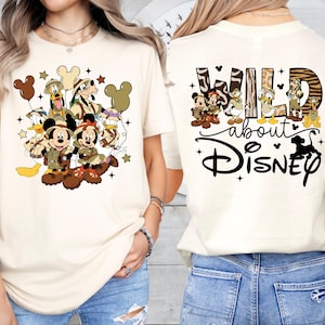 Animal Kingdom Shirt, Mickey and Minnie Safari T-Shirt, Mickey And Friends Wild Shirt, Disney Wild Trip Shirt, Safari Mode Tee, Family Trip