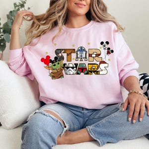 Disney Star Wars Sweatshirt, Darth Vader Shirt, Galaxy's Edge T-Shirt, WDW Family Vacation Tee, Death Star Shirt, Star Wars Stormtrooper Tee