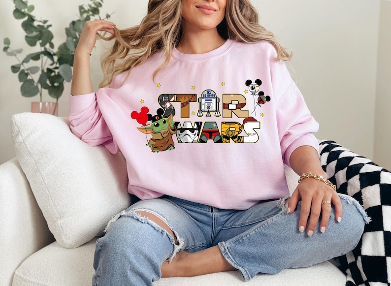 Disney Star Wars Sweatshirt, Darth Vader Shirt, Galaxy's Edge T-Shirt, WDW Family Vacation Tee, Death Star Shirt, Star Wars Stormtrooper Tee