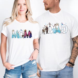 Disney Frozen Family Shirt, Disney Elsa Anna Family Matching Shirt, Disneyland Olaf Custom Shirt, Frozen Family Trip Shirt