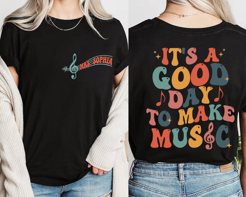 two women wearing tshirts that say it's a good day to make