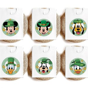 Disney St Patricks Day Shirt, Mickey And Friends St Paddys Shirt, Disney Lucky Shirt, Irish Day Shirt, Green St Patricks Day Shirt