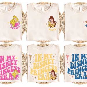 Disney Princess Shirt, In My Disney Princess Era Sweatshirt, Disneyworld Girls Trip Tee, Disneyland Vacation Shirt, Princess Matching Tee