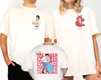 Better Together Valentine Shirt, Prince Princess Valentine's Day Tee, Custom Matching Boyfriend Girlfriend Sweatshirt, Couples Vacation Trip