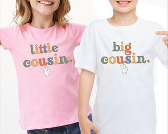 Biggest Cousin Shirt, Littlest Cousin Tee, Matching Cousins Shirt, Cousins Family Trip Hoodie, Cousins Reunion Sweatshirt, Cousin Crew Tee