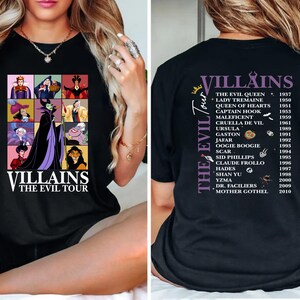 Disneyland Villains Shirt, Bad Witch Disney Halloween Shirt, Villain Era Sweatshirt, Witchy Shirt, Halloween Girls Shirt, Evil Queen Shirt image 3