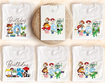 Toy Story Family Shirts,  Birthday  T-Shirts,  Dad And Mom Tee,  Trip Shirt, Toy Story Birthday Shirt,  Mom Tee
