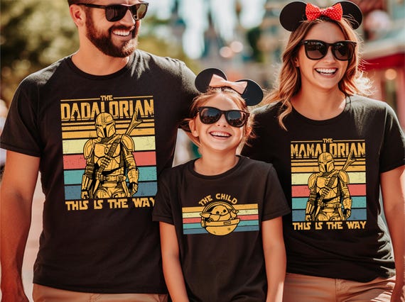 Dadalorian Shirt, Mamalorian Tee, Galaxy Family Tees, Happiest Trip Shirt, Family Adventure Shirt, Vacation 2026 Shirt, Family Adventure Tee