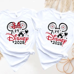 Disney 2025 Family Vacation Shirts, Disney Castle 2025 Shirts, Custom Disney Family Matching T-shirts, Disney Family 2025, Disney Trip Tee