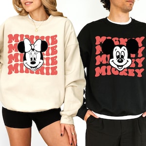 Disney Mickey Minnie Couple Shirt, Disneyland Honeymoon Shirt, Mini Mouse Shirt, Mickey Mouse Shirt, Disney Family Matching Trip Shirts