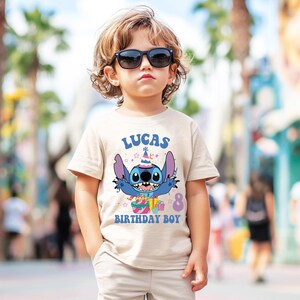 Disneyworld Stitch Kids Birthday Shirt, Disney Birthday Girl Shirt, Stitch Birthday Boy Shirt, Lilo Stitch Kids Birthday Shirt