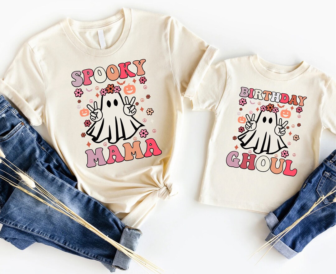 Halloween Birthday Ghoul Shirt, Spooky Mama Sweatshirt, Halloween