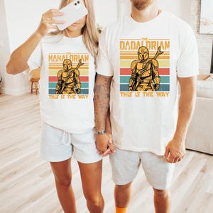 Dadalorian Shirt, Mamalorian Tee, Galaxy Family Tees, Happiest Trip Shirt, Family Adventure Shirt, Vacation 2026 Shirt, Family Adventure Tee image 5