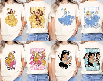Princess Shirt, Girls Trip Sweatshirt, Magic Kingdom Family Vacation Tee, Princess Matching Group Shirts