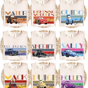 Lightning McQueen Cars Shirt, Disney Pit Racing Shirt, Disneyland Cars Tee, Cars Pixar Kids Shirt, Race Disney Shirt, Tow Mater Shirt
