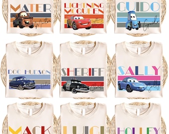 Lightning McQueen Cars Shirt, Disney Pit Racing Shirt, Disneyland Cars Tee, Cars Pixar Kids Shirt, Race Disney Shirt, Tow Mater Shirt