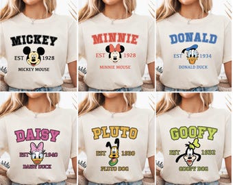Mickey and Friends Shirt, world Matching Shirt, Mickey and Friends Shirt, Donald Duck Shirt,  Trip Shirt