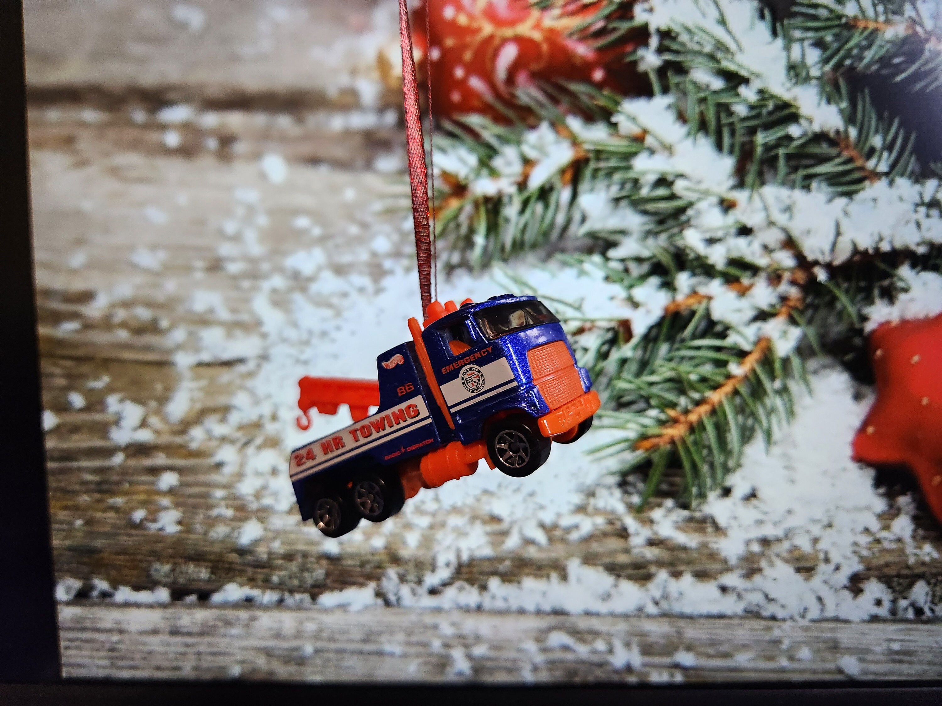 Vintage Hot Wheels Tow Truck Christmas Ornament Etsy