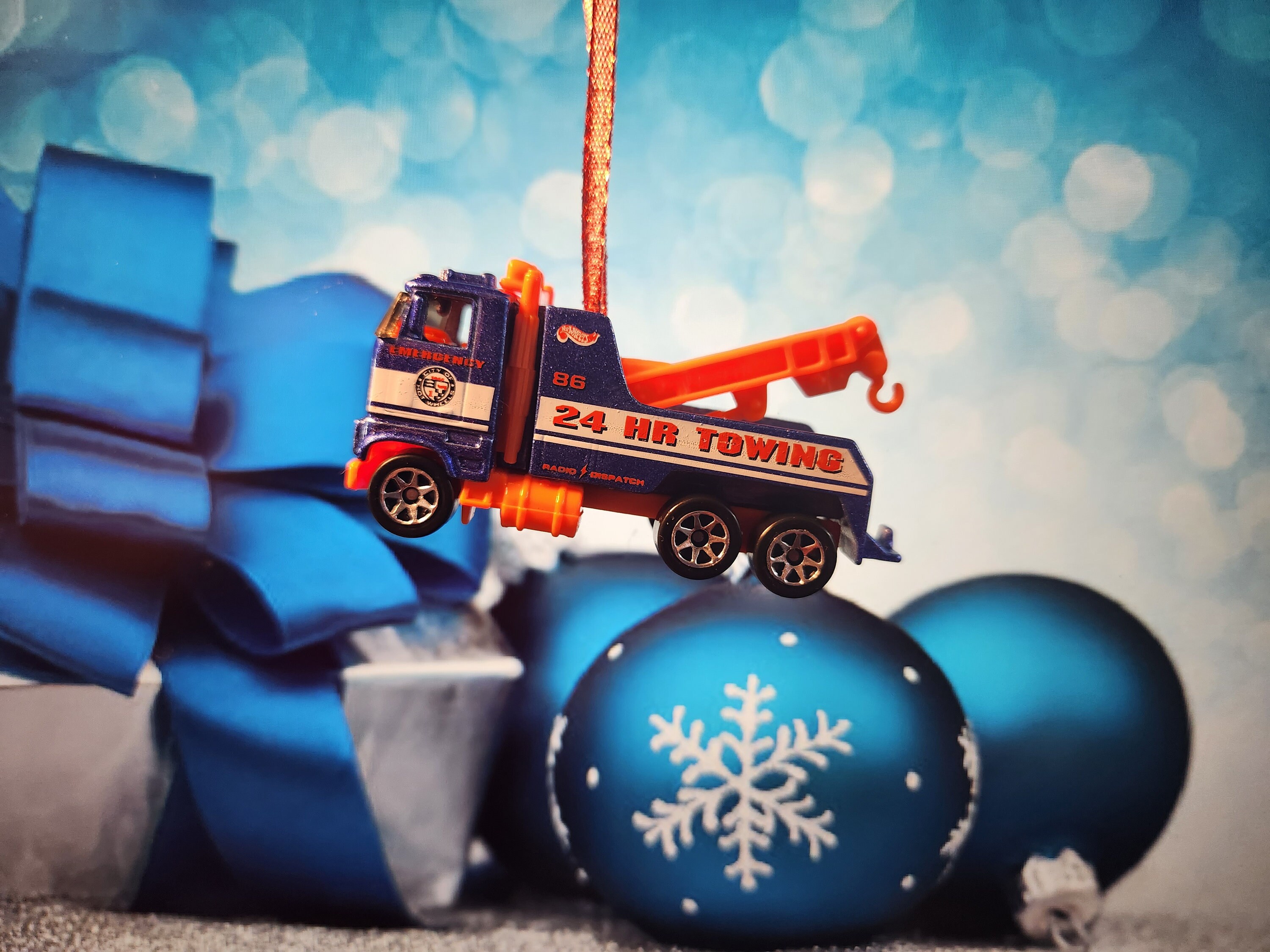 Vintage Hot Wheels Tow Truck Christmas Ornament Etsy