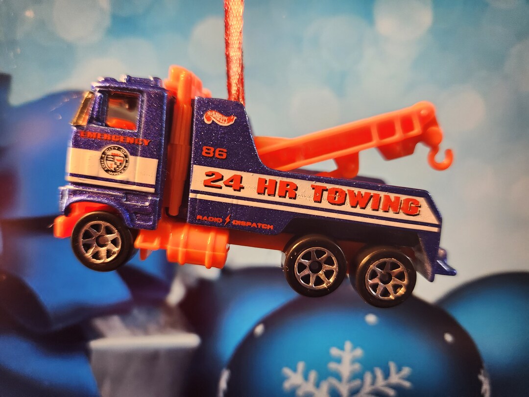 Vintage Hot Wheels Tow Truck Christmas Ornament Etsy
