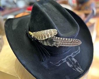 Jelly Roll inspired custom western concert festival hat Jellyroll Inspo Custom Western Festival Rodeo Hat. - Etsy main image 4