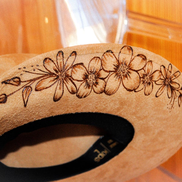 Children's Cowboy Hat - Perfect Western Cowpoke Accessory - Personalizable with hand burned artwork