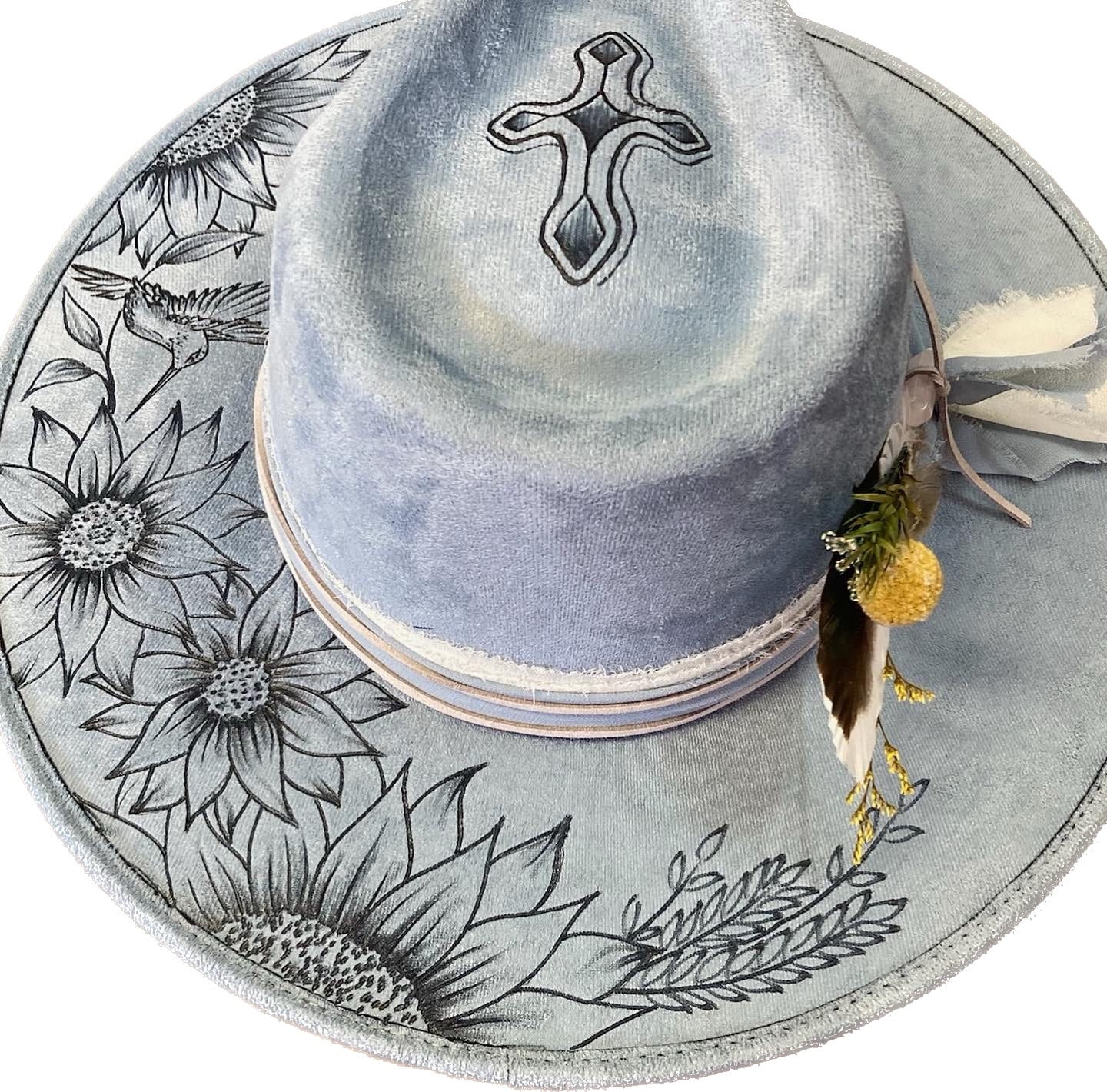 Personalize Your Style With Our Hand-burned, Mexican Suede, Teardrop Brim  Fedora Hat- Blank Canvas for Custom Burned Art & Layered Hatbands! - Etsy