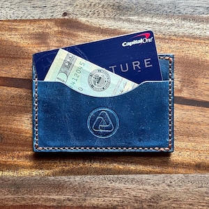 Cartera de cuero personalizada ejecutiva, cartera de cuero de bolsillo de chaqueta personalizada, cartera de cuero de diseño delgado de bolsillo frontal