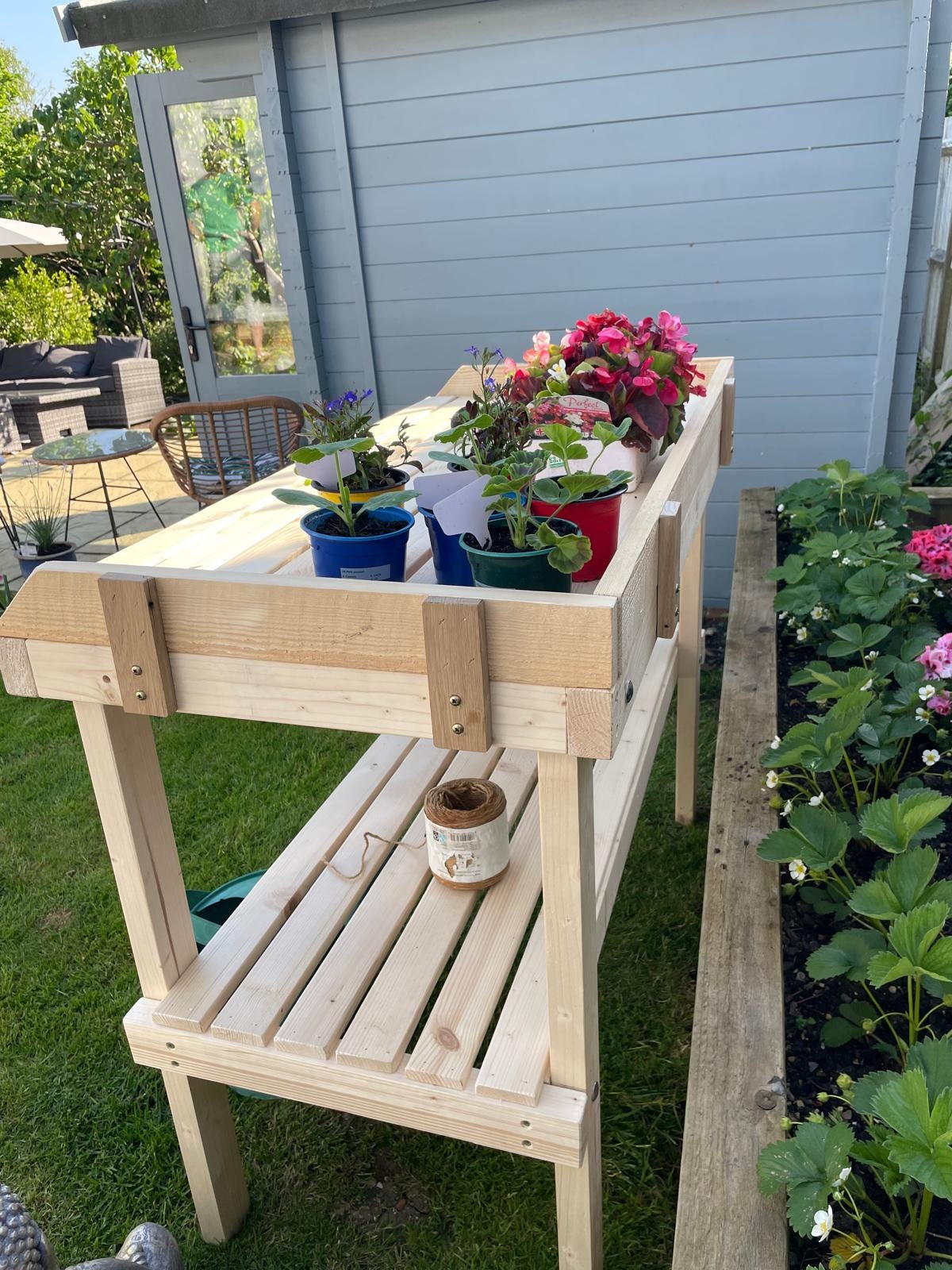 Deluxe Artisan Potting Table - Etsy UK
