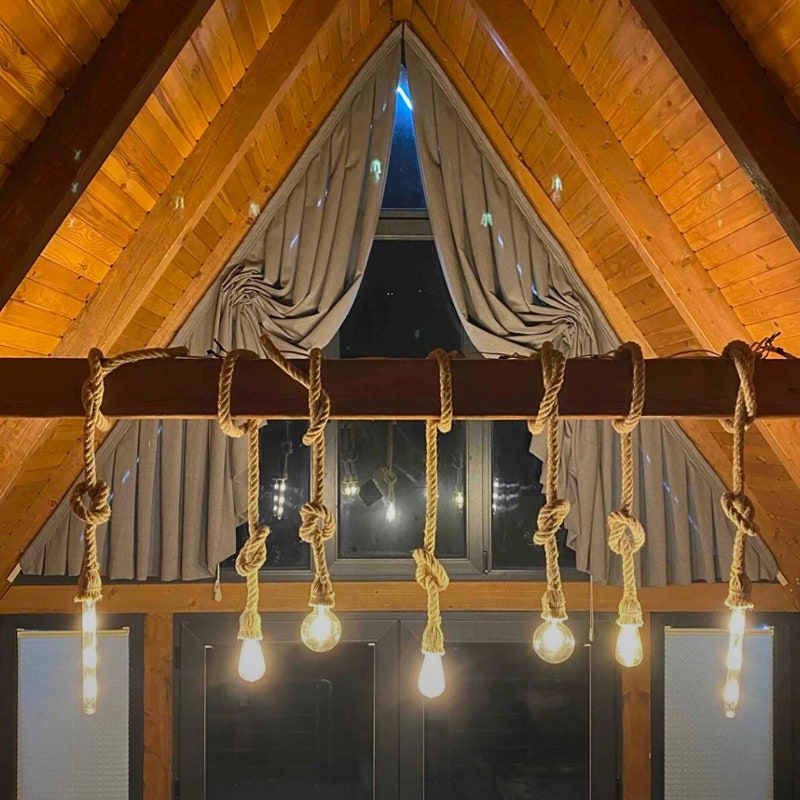 Chandeliers Rope Rectangular Rope Chandelier - Etsy
