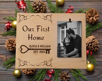 Our First Home Sign, New First Home Gift, Personalized Housewarming Gifts For New Home, Realtor Gift Idea