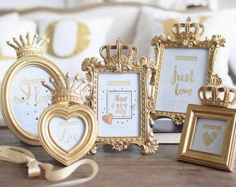 Royal Gold Vintage Frames *Design options under description*