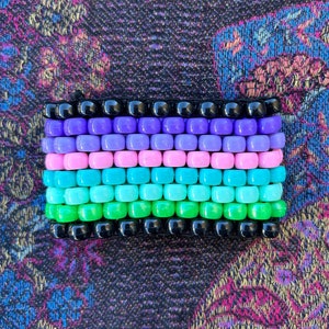 Kandi Cuff - Beaded Bracelet
