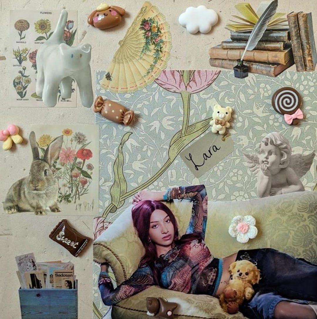 Lara Raj Katseye Handmade Collage HQ - Etsy