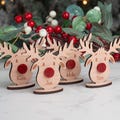 Personalised Wooden Reindeer Place Name