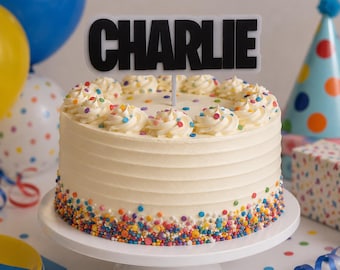 Decorazione personalizzata per torta di compleanno a tema videogiochi / Acrilico / Nome personalizzato / Decorazione per torta per feste a tema videogiochi
