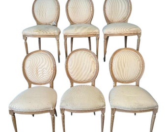 Country French Dining Chairs- Set of 6