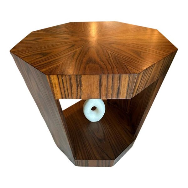 Walnut End Table Etsy