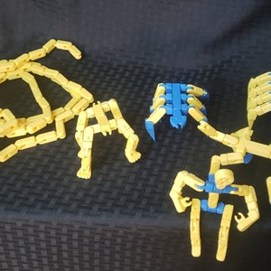 STL files to 3D print 3D Printed Action Figure TATS Build Your Own Action Figures Design by KSOL Designs
