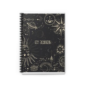 Cuaderno de espiral con líneas rayadas, Diario de escritura, Páginas rayadas, Bloc de notas, Cuaderno de espiral con líneas rayadas de papel rayado universitario