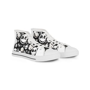 Halloween High Top Sneakers: Spooky Men&#39;s Footwear
